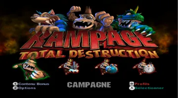 Rampage- Total Destruction screen shot title